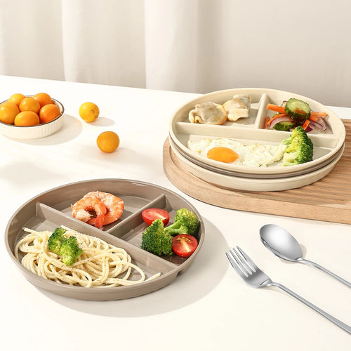 Portion Plate - 2 Pack (Beige)
