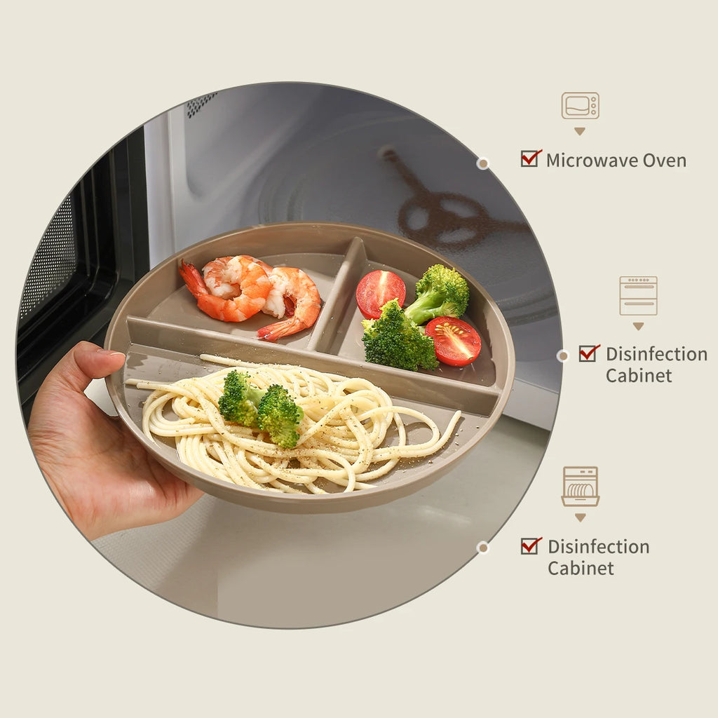 Portion Plate - 2 Pack (Beige)